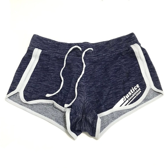 Justice and So Bundle Two Tees Short sleeve Button Down Active Shorts Size 10 - Picture 7 of 9